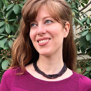 Black and Purple Beaded Multi-strand Necklace